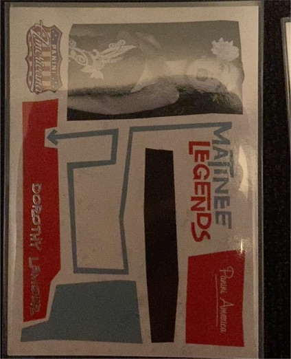 2011 Panini Americana Matinee Legends #11 Dorothy Lamour — front