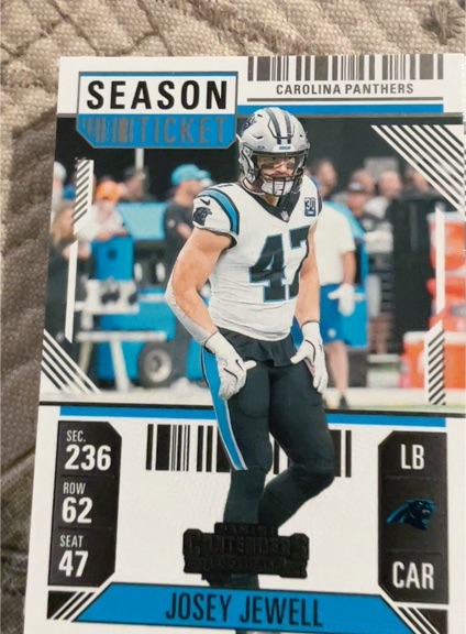 2024 Panini Contenders Season Ticket #13 Josey Jewell — front