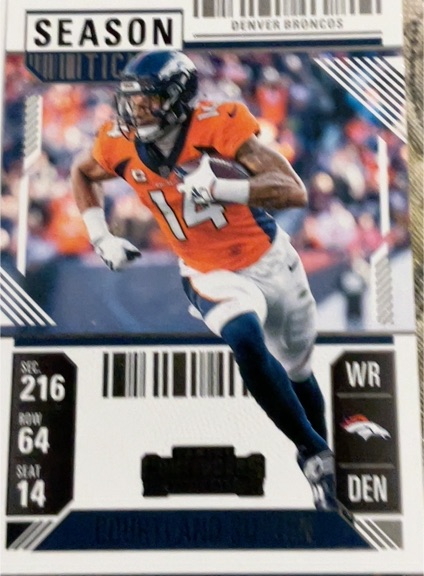 2024 Panini Contenders #28 Courtland Sutton — front
