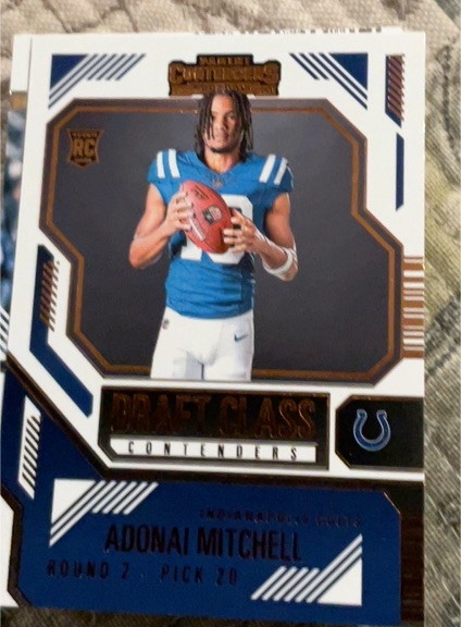 2024 Panini Contenders Draft Class Contenders #18 Adonai Mitchell — front