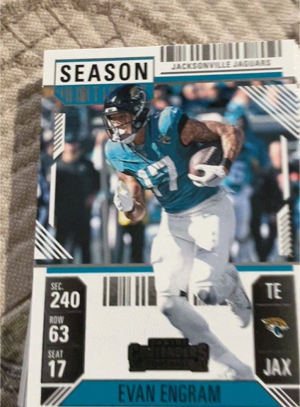 2024 Panini Contenders Season Ticket #45 Evan Engram — front