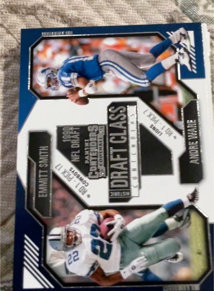 2024 Panini Contenders #12 Emmitt Smith / Andre Ware Historic Draft Class — front