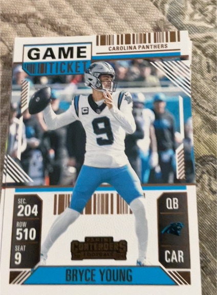 2024 Panini Contenders Game Ticket #14 Bryce Young — front