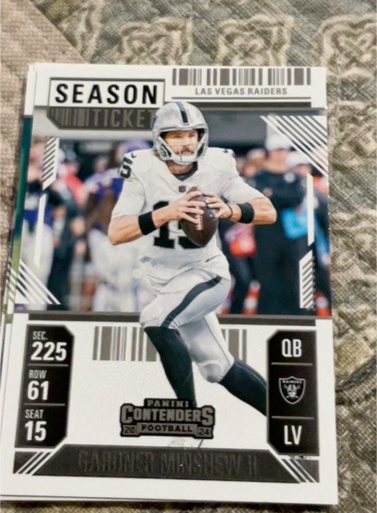 2024 Panini Contenders Season Ticket #53 Gardner Minshew II — front