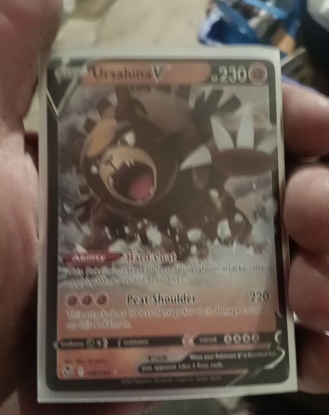 2022 Pokémon Silver Tempest #102 Ursaluna V — front