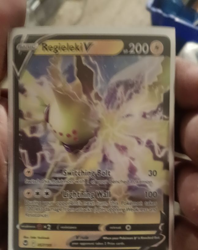2022 Pokémon TCG Sword & Shield Silver Tempest #057 Regieleki V — front