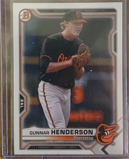 2021 Bowman Prospects #BP-49 Gunnar Henderson — front