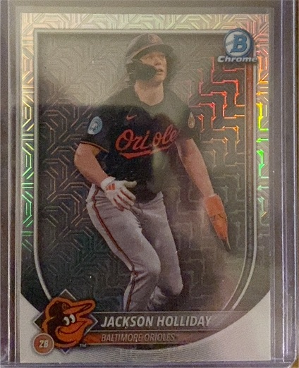2025 Bowman Chrome #77 Jackson Holliday — front