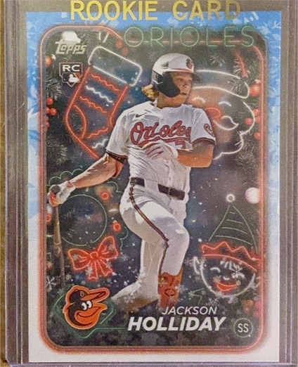 2024 Topps Holiday #H50 Jackson Holliday — front
