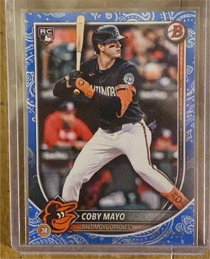 2025 Bowman #37 Coby Mayo — front