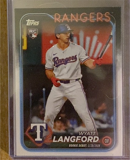 2024 Topps Update #US341 Wyatt Langford — front
