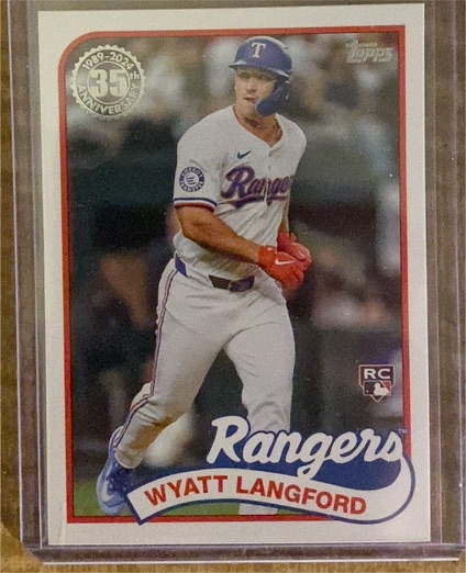 2024 Topps Update 1989 Topps #89US-36 Wyatt Langford — front