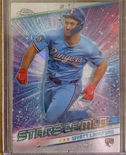 2024 Topps Update Series Stars of MLB Chrome #CSMLB-85 Wyatt Langford — front