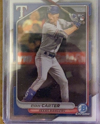 2024 Bowman Chrome #65 Evan Carter — front