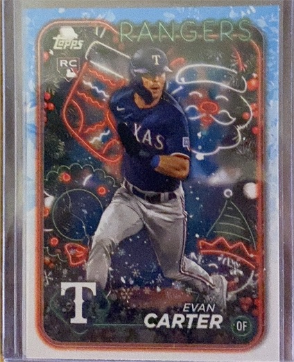 2024 Topps Holiday #H141 Evan Carter — front