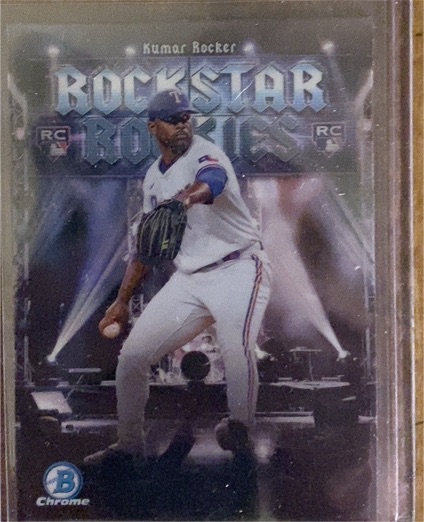 2025 Bowman Chrome #RR-6 Kumar Rocker Rockstar Rookies — front