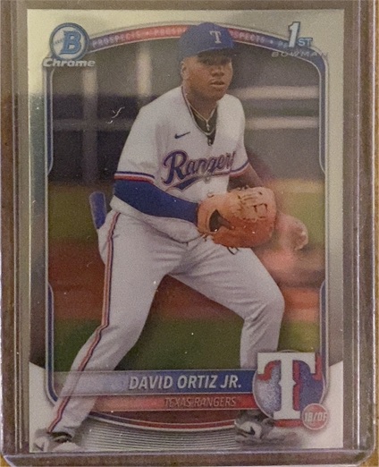 2025 Bowman #BP-29 David Ortiz Jr. — front