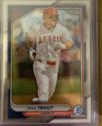 2024 Bowman Chrome #82 Mike Trout — front