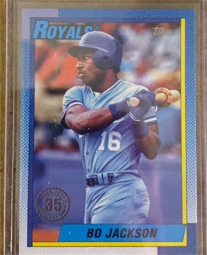 2025 Topps #T90-62 Bo Jackson 1990 Topps Baseball 35th Anniversary — front