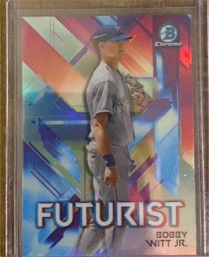 2021 Bowman Chrome #FUT-BW Bobby Witt Jr. Futurist — front