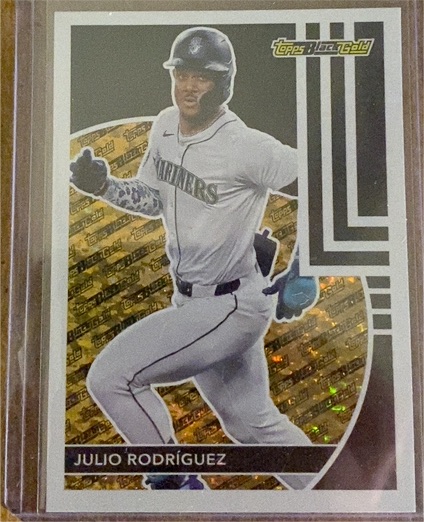 2024 Topps Update Black Gold #BG-8 Julio Rodriguez — front