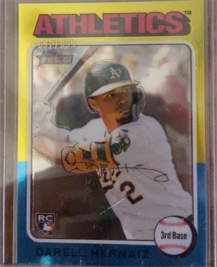 2024 Topps Heritage High Number #670 Darell Hernaiz — front