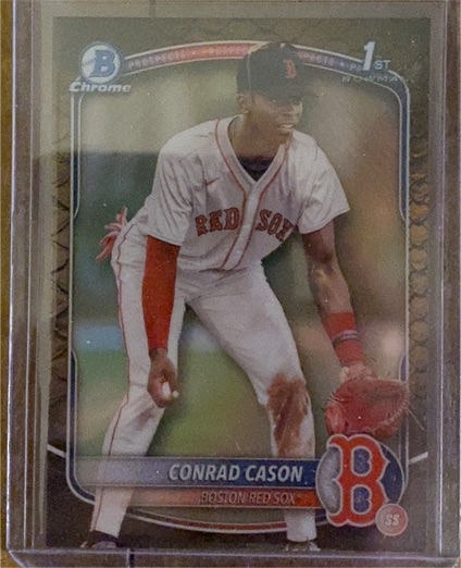 2025 Bowman Chrome Prospects #BCP-130 Conrad Cason — front