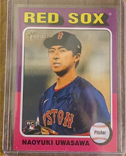 2024 Topps Heritage High Number #651 Naoyuki Uwasawa — front