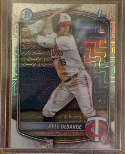 2025 Bowman Chrome Prospects #BCP-139 Kyle DeBarge — front