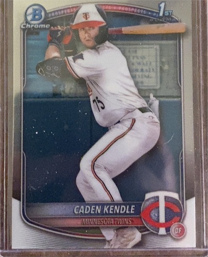 2025 Bowman Chrome #BCP-113 Caden Kendle — front