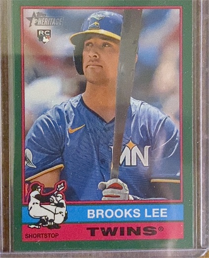 2025 Topps Heritage #63 Brooks Lee — front