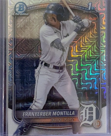 2025 Bowman Chrome #BCP-5 Franyerber Montilla — front