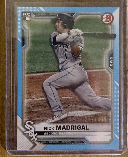 2021 Bowman #77 Nick Madrigal — front