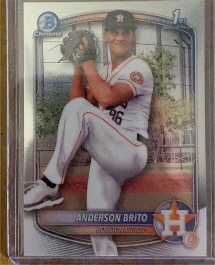 2025 Bowman Chrome #BCP-98 Anderson Brito — front