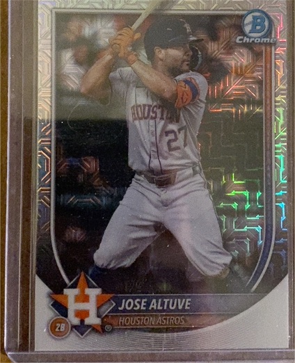 2025 Bowman Chrome #63 Jose Altuve — front