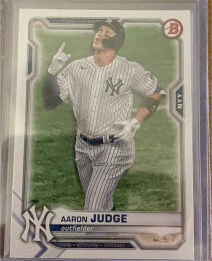 2021 Bowman #74 Aaron Judge — front