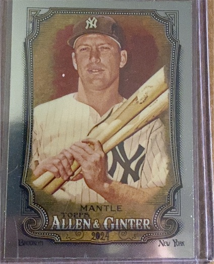 2024 Topps Allen & Ginter #142 Mickey Mantle — front