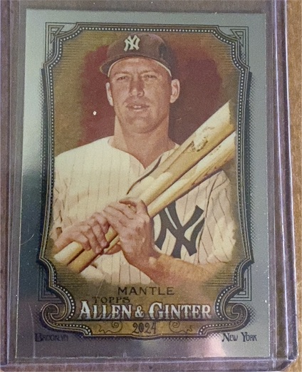 2024 Topps Allen & Ginter #142 Mickey Mantle — front