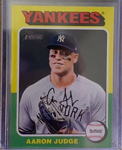 2024 Topps Heritage #112 Aaron Judge — front