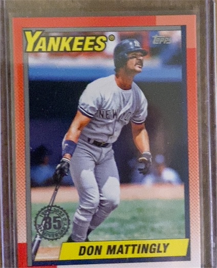 2025 Topps #T90-65 Don Mattingly 1990 Topps Baseball 35th Anniversary — front