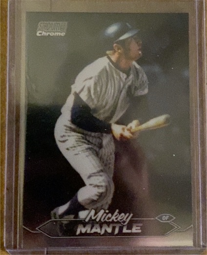 2024 Topps Stadium Club Chrome #136 Mickey Mantle — front