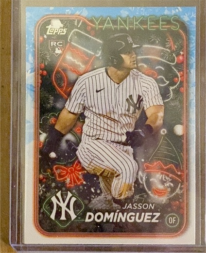2024 Topps Holiday #H75 Jasson Domínguez — front