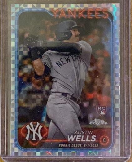 2024 Topps Chrome Update #USC197 Austin Wells — front