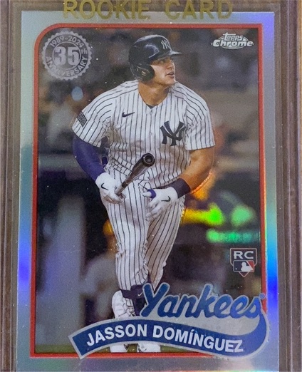 2024 Topps Chrome 1989 Topps #89CB-12 Jasson Dominguez — front