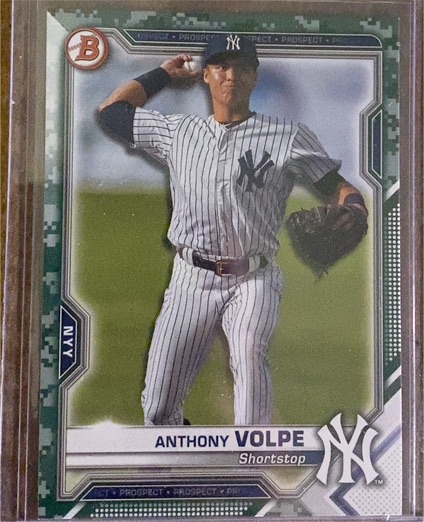 2021 Bowman #BP-85 Anthony Volpe Prospects — front