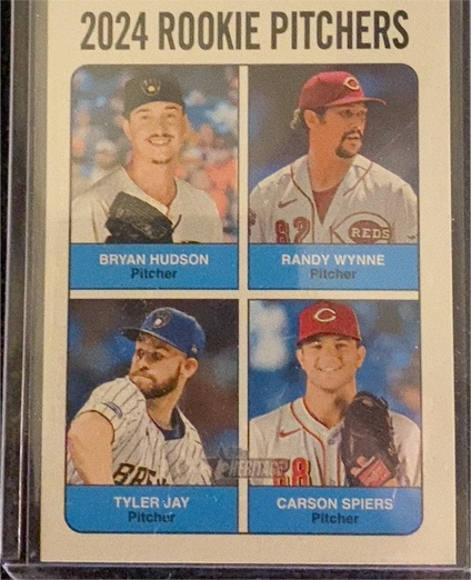 2024 Topps Heritage High Number #614 Rookie Pitchers Hudson Wynne Jay Spiers — front