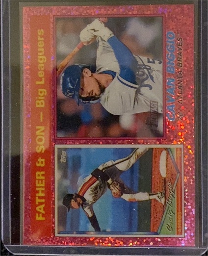 2025 Topps Heritage #68 Father & Son - Biggio — front