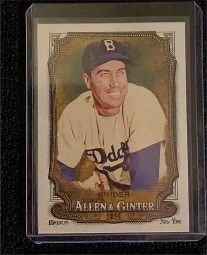 2024 Topps Allen & Ginter #104 Duke Snider — front