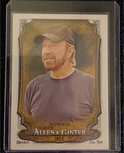 2024 Topps Allen & Ginter #255 Chuck Norris — front