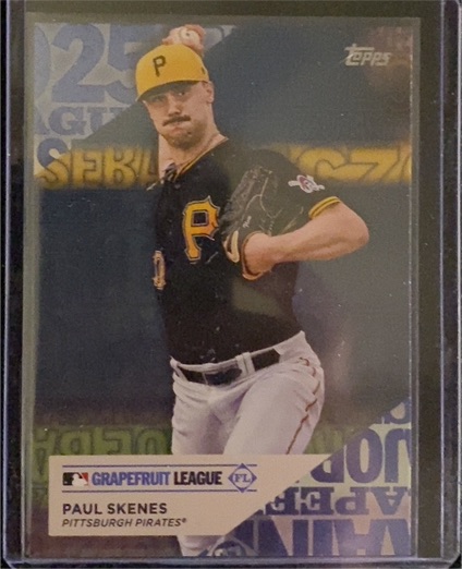2025 Topps Series 1 Training Grounds #TG-23 Paul Skenes — front